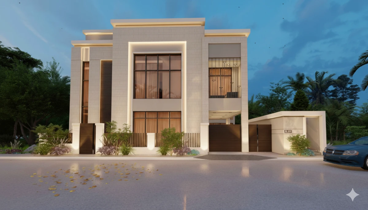 Interior and Exterior Finishings for private villa