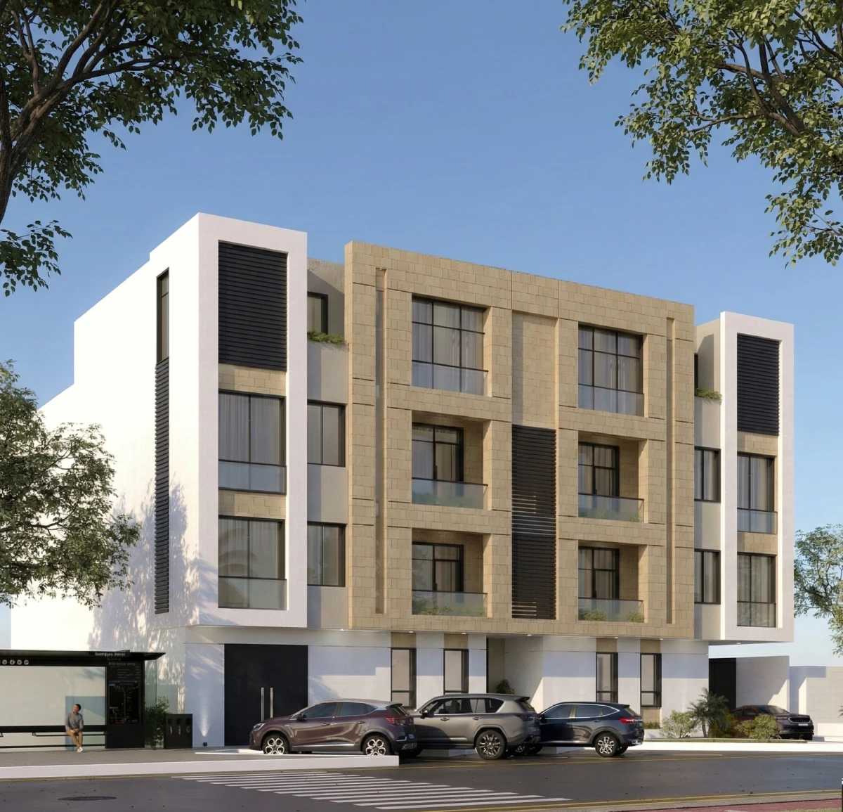 مشروع انشاء عمارة سكنية بحي العارض