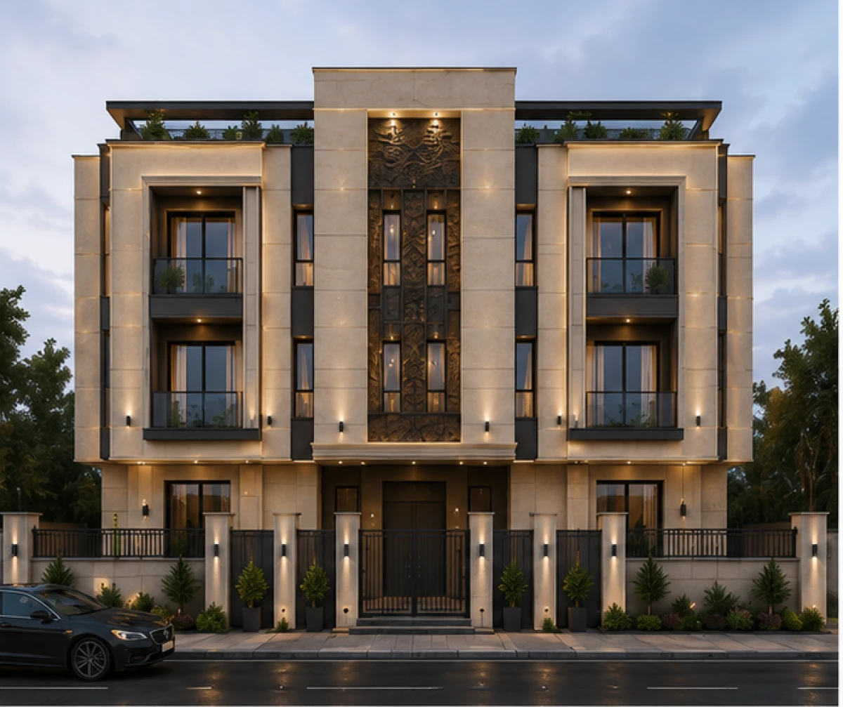 مشروع انشاء عمارة سكنية