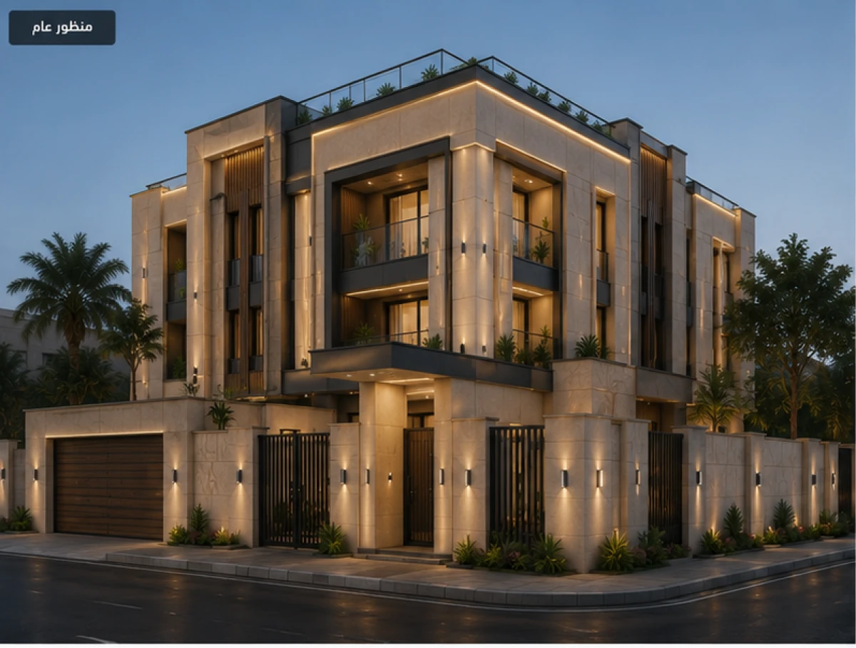 مشروع انشاء فيلا سكنية
